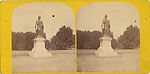 [17 Stereographic Views of Commerce Statue, Central Park, New York], Various, American, Albumen silver prints