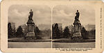 [7 Stereographic Views of Daniel Webster Statue, Central Park, New York], Various, American, Albumen silver prints