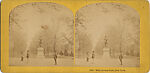 [7 Stereographic Views of Daniel Webster Statue, Central Park, New York], Various, American, Albumen silver prints