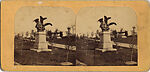 [22 Stereographic Views of Eagles Statue, Central Park, New York], Various, American, Albumen silver prints