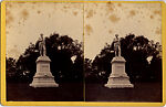 [2 Stereographic Views of Hamilton Statue, Central Park, New York], Various, American, Albumen silver prints
