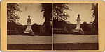 [7 Stereographic Views of Humboldt Statue, Central Park, New York], Various, American, Albumen silver prints