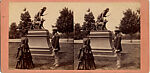 [23 Stereographic Views of Indian Statue, Central Park, New York], Various, American, Albumen silver prints