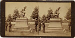 [23 Stereographic Views of Indian Statue, Central Park, New York], Various, American, Albumen silver prints