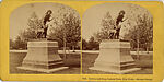 [23 Stereographic Views of Indian Statue, Central Park, New York], Various, American, Albumen silver prints
