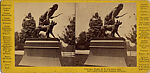 [23 Stereographic Views of Indian Statue, Central Park, New York], Various, American, Albumen silver prints