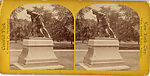 [23 Stereographic Views of Indian Statue, Central Park, New York], Various, American, Albumen silver prints