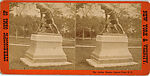 [23 Stereographic Views of Indian Statue, Central Park, New York], Various, American, Albumen silver prints