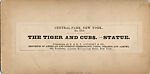 [21 Stereographic Views of Lioness and Cubs Statue, Central Park, New York], Various, American, Albumen silver prints
