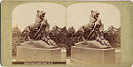 [21 Stereographic Views of Lioness and Cubs Statue, Central Park, New York], Various, American, Albumen silver prints