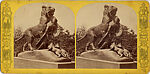 [21 Stereographic Views of Lioness and Cubs Statue, Central Park, New York], Various, American, Albumen silver prints