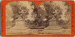 [18 Stereographic Views of Sir Walter Scott Statue, Central Park, New York], Various, American, Albumen silver prints