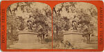 [18 Stereographic Views of Sir Walter Scott Statue, Central Park, New York], Various, American, Albumen silver prints