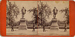 [24 Stereographic Views of Shakespeare Statue, Central Park, New York], Various, American, Albumen silver prints