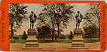[24 Stereographic Views of Shakespeare Statue, Central Park, New York], Various, American, Albumen silver prints