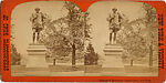 [24 Stereographic Views of Shakespeare Statue, Central Park, New York], Various, American, Albumen silver prints