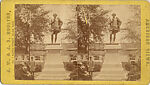 [24 Stereographic Views of Shakespeare Statue, Central Park, New York], Various, American, Albumen silver prints