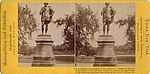 [24 Stereographic Views of Shakespeare Statue, Central Park, New York], Various, American, Albumen silver prints