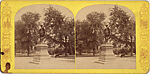 [24 Stereographic Views of Shakespeare Statue, Central Park, New York], Various, American, Albumen silver prints