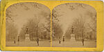 [24 Stereographic Views of Shakespeare Statue, Central Park, New York], Various, American, Albumen silver prints