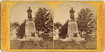 [7 Stereographic Views of Soldier's Monument, Central Park, New York], Various, American, Albumen silver prints