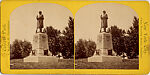 [7 Stereographic Views of Soldier's Monument, Central Park, New York], Various, American, Albumen silver prints