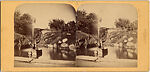 [16 Stereographic Views of Swan and Cygnet Statue, Central Park, New York], Various, American, Albumen silver prints