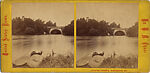 [25 Stereographic Views of Balcony Bridge, Central Park, New York], Various, American, Albumen silver prints