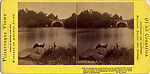 [25 Stereographic Views of Balcony Bridge, Central Park, New York], Various, American, Albumen silver prints