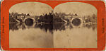 [25 Stereographic Views of Balcony Bridge, Central Park, New York], Various, American, Albumen silver prints