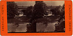 [25 Stereographic Views of Balcony Bridge, Central Park, New York], Various, American, Albumen silver prints