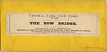 [170 Stereographic Views of Bow Bridge, Central Park, New York], Various, American, Albumen silver prints