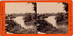 [170 Stereographic Views of Bow Bridge, Central Park, New York], Various, American, Albumen silver prints