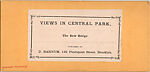 [170 Stereographic Views of Bow Bridge, Central Park, New York], Various, American, Albumen silver prints