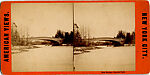 [170 Stereographic Views of Bow Bridge, Central Park, New York], Various, American, Albumen silver prints