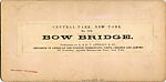[170 Stereographic Views of Bow Bridge, Central Park, New York], Various, American, Albumen silver prints