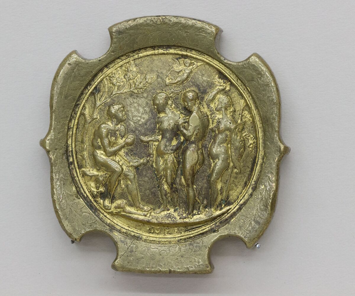 Sword Pommel, Bronze, Italian