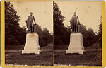 [11 Stereographic Views of Morse Statue, Central Park, New York], Various, American, Albumen silver prints
