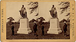 [11 Stereographic Views of Morse Statue, Central Park, New York], Various, American, Albumen silver prints