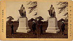 [11 Stereographic Views of Morse Statue, Central Park, New York], Various, American, Albumen silver prints