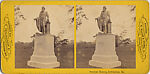 [11 Stereographic Views of Morse Statue, Central Park, New York], Various, American, Albumen silver prints