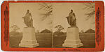 [11 Stereographic Views of Morse Statue, Central Park, New York], Various, American, Albumen silver prints
