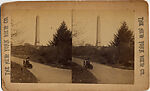 [22 Stereographic Views of Obelisk, Central Park, New York], Various, American, Albumen silver prints