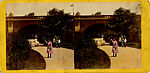 [14 Stereographic Views of Denesmouth Arch, Central Park, New York], Various, American, Albumen silver prints