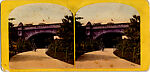 [14 Stereographic Views of Denesmouth Arch, Central Park, New York], Various, American, Albumen silver prints