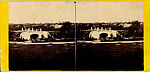 [17 Stereographic Views of Dipway Arch, Central Park, New York], Various, American, Albumen silver prints