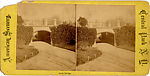 [17 Stereographic Views of Dipway Arch, Central Park, New York], Various, American, Albumen silver prints
