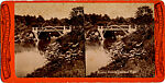 [16 Stereographic Views of Gapstow Bridge, Central Park, New York], Various, American, Albumen silver prints