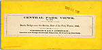 [33 Stereographic Views of Glenspan, also known as Rustic Bridge or Grotto Bridge, Central Park, New York], Various, American, Albumen silver prints