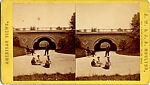 [13 Stereographic Views of Granite Arch, Central Park, New York], Various, American, Albumen silver prints